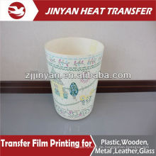 hot press printing film for paint bucket